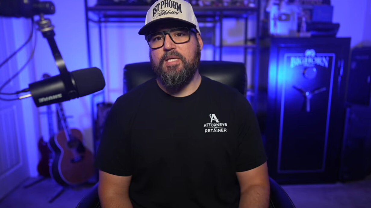 Armed Scholar host discussing Case ruling