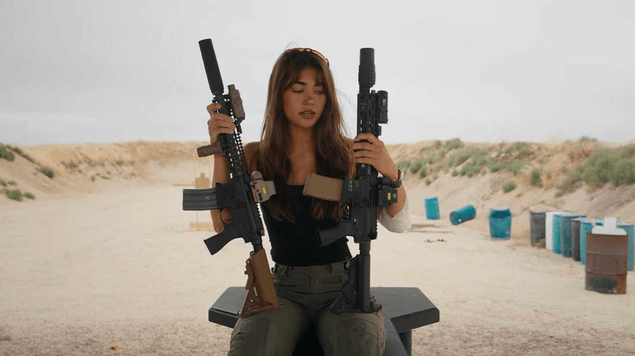 Host holding M4 clone and MR556