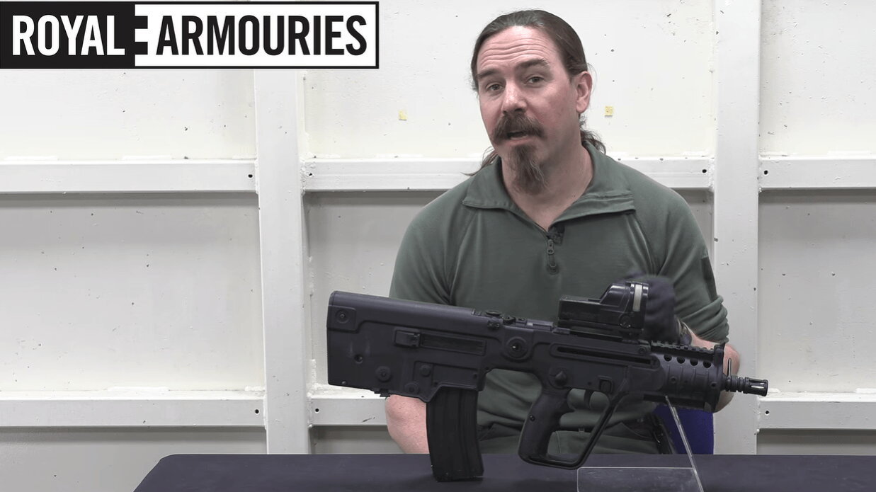 Indian X95 Tavor with long magazine
