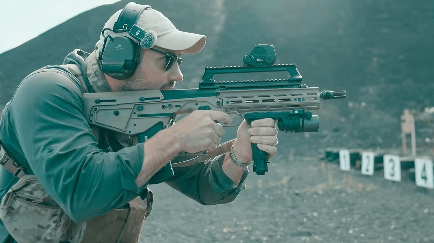 Kel-Tec RDB Defender bullpup at range