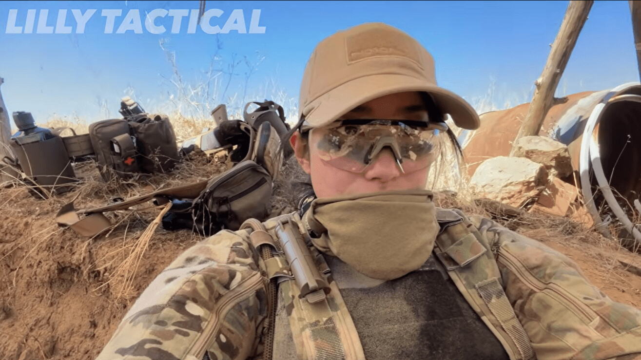 Lilly Tactical in MilSim West trench