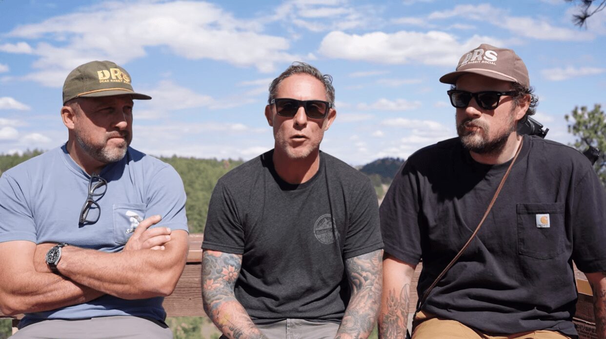 Rimfire Ruckus competitors on range bench