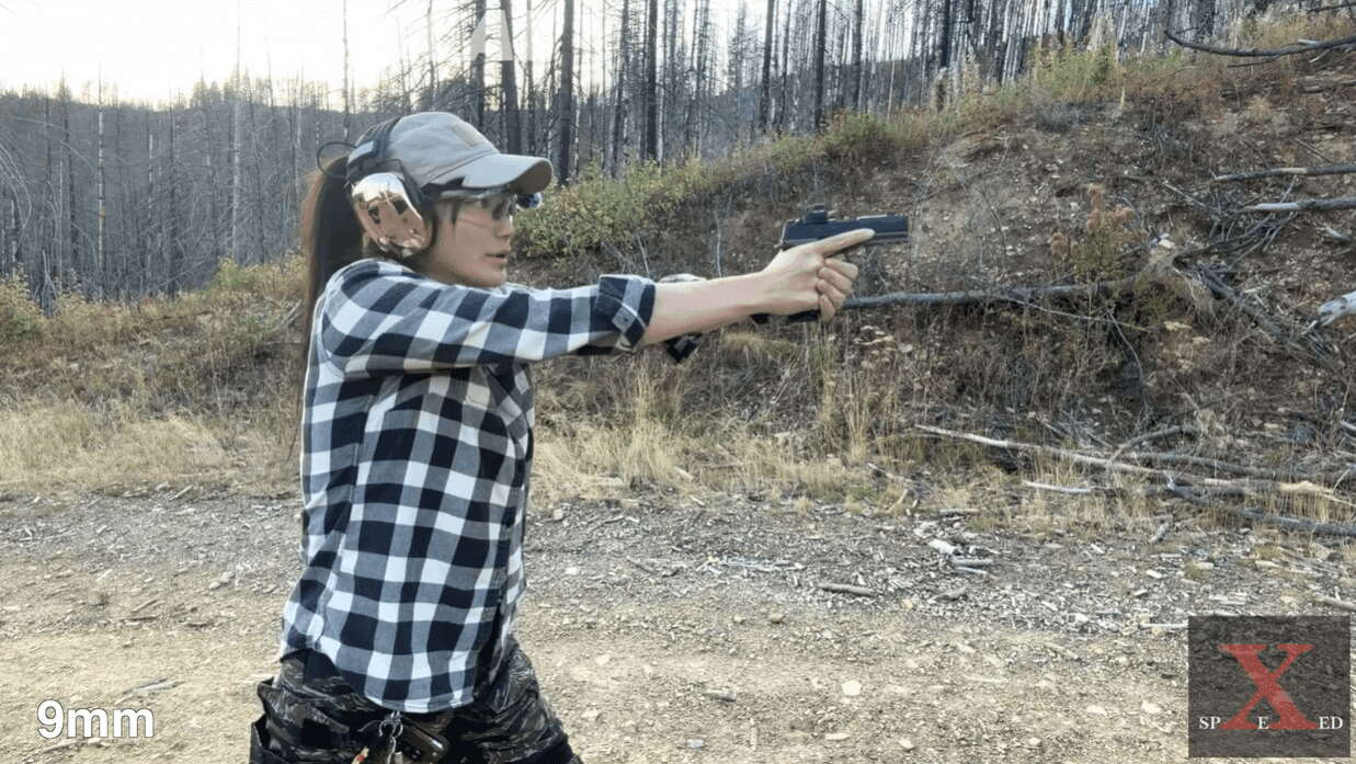 Lilly Tactical fires 9mm pistol