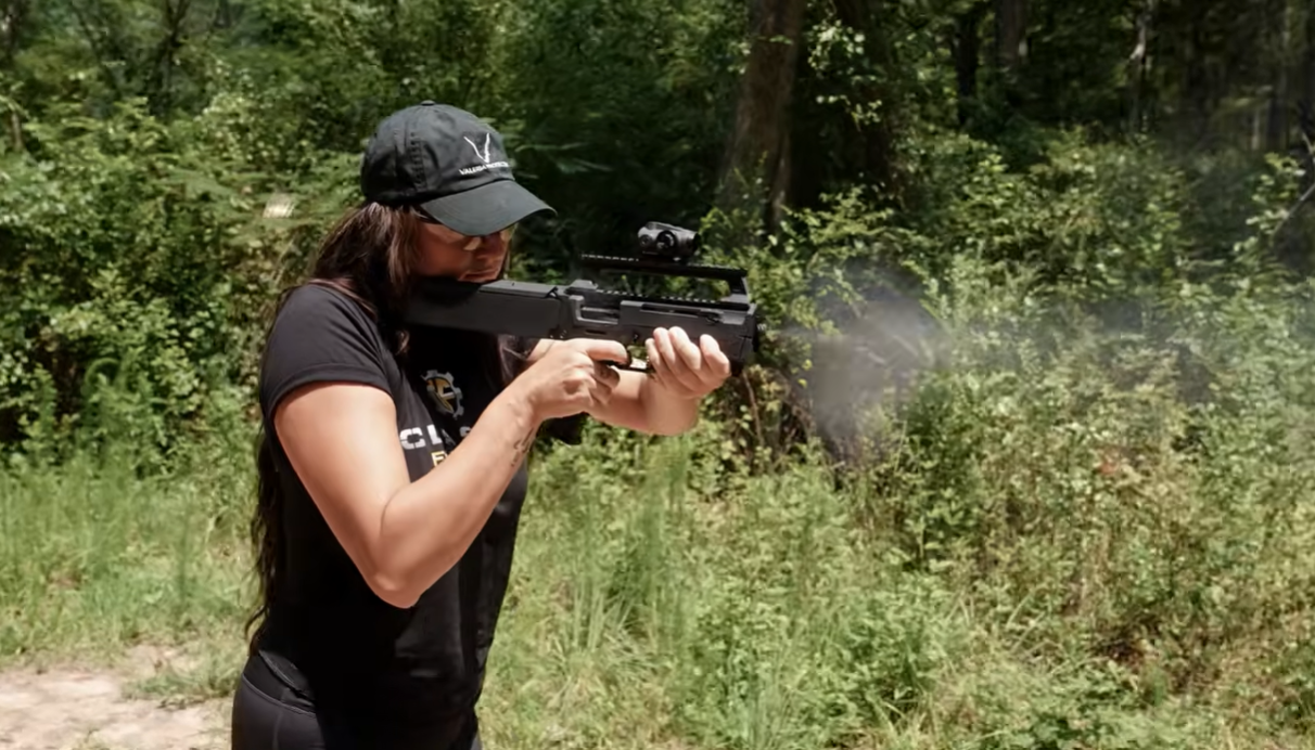 ZEV FDP-9 folding SBR being fired